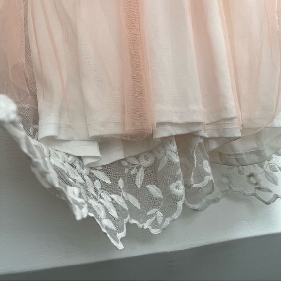 Baltic Born Bohemian Tulle Feminine Whimsical Embroidered Maxi Dress Size Medium - Picture 6 of 16